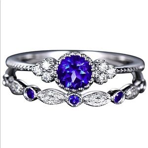 Sapphire Ring Set